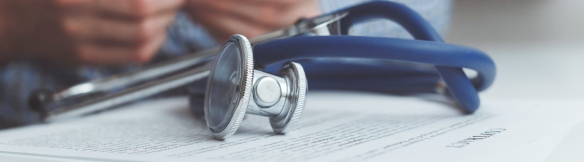 Finance and medicine. Health insurance concept